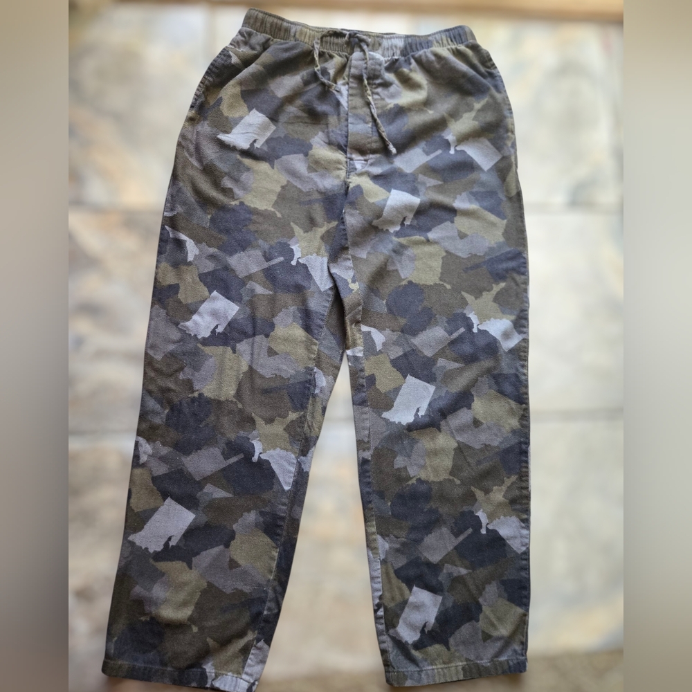 Blake Shelton Lands End Men's Camouflage‎ Pajamas Pants